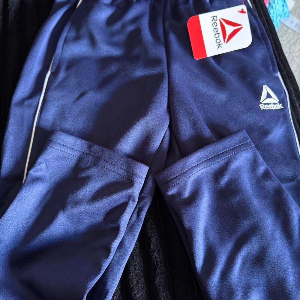 Reebok Men's Navy and Blue Joggers-tracksuits